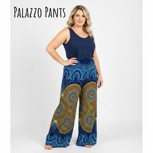 Bohemian Inspired Palazzo Style Pants, NWOT.
